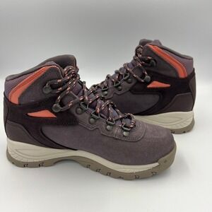 Columbia Womens‎ Newton Ridge Waterproof Hiking Boots Plum Rose Size 5W Wide